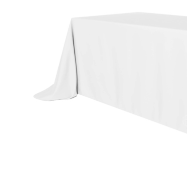 Tischdecke White_Tischdeckenmieten